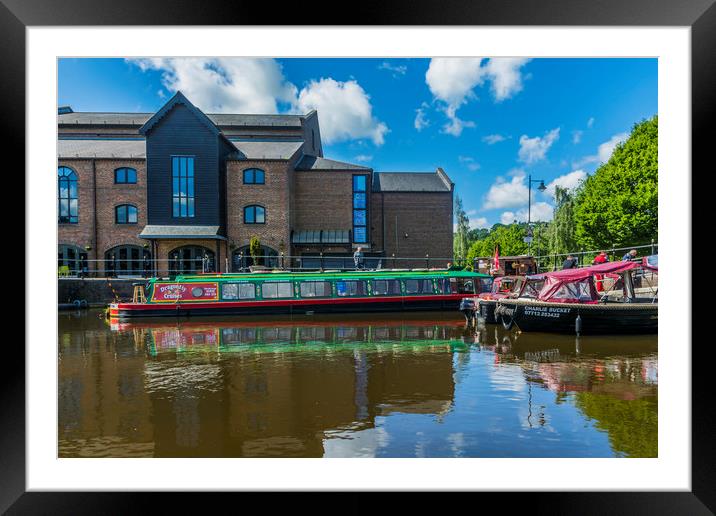 Brecon Canal Basin 1 Framed Mounted Print by Steve Purnell