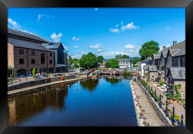 Brecon Canal Basin 2 Framed Print by Steve Purnell