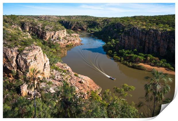 Australia, Northern Territory, Katherine. Nitmiluk Print by Andrew Michael