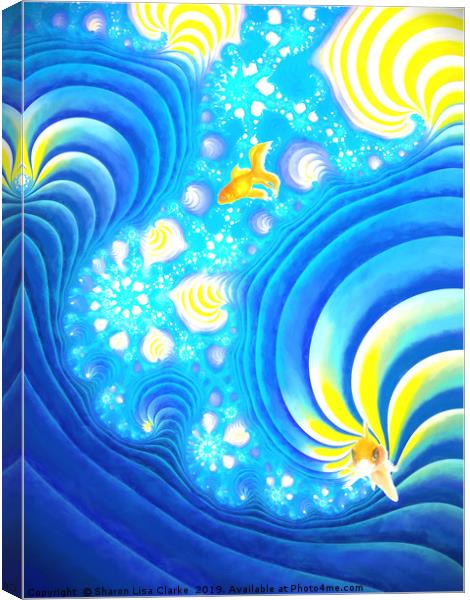 Fish of Gold Canvas Print by Sharon Lisa Clarke