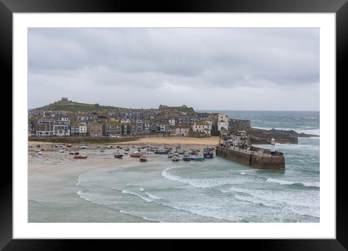 St Ives, Cornwall Framed Mounted Print by Graham Custance