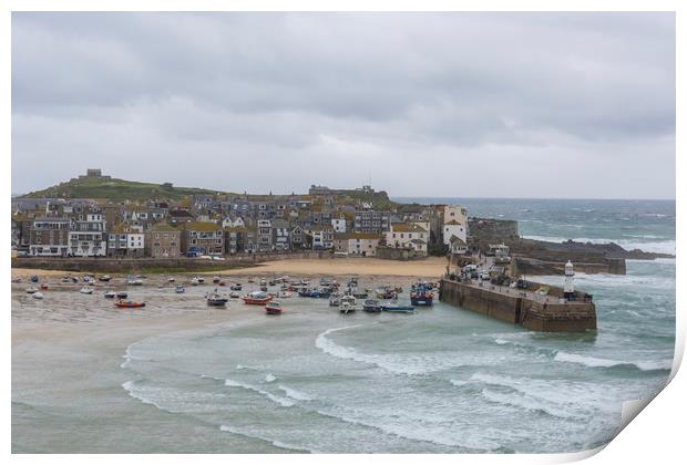 St Ives, Cornwall Print by Graham Custance