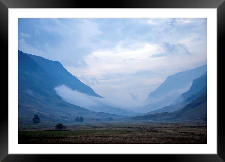 Valley of Clouds Framed Mounted Print by Svetlana Sewell