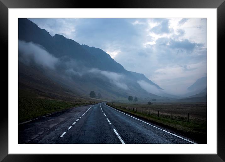 Road to the Clouds Framed Mounted Print by Svetlana Sewell