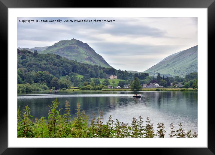 Grasmere Reflections Framed Mounted Print by Jason Connolly