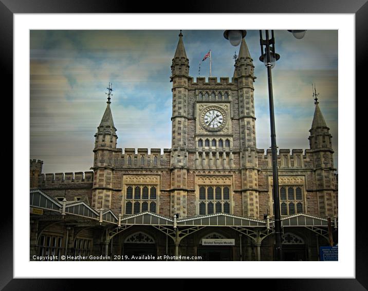 Temple Meads Bristol Framed Mounted Print by Heather Goodwin