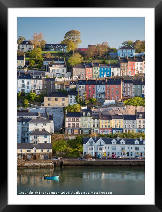 Early Morning in Cobh - County Cork Framed Mounted Print by Brian Jannsen