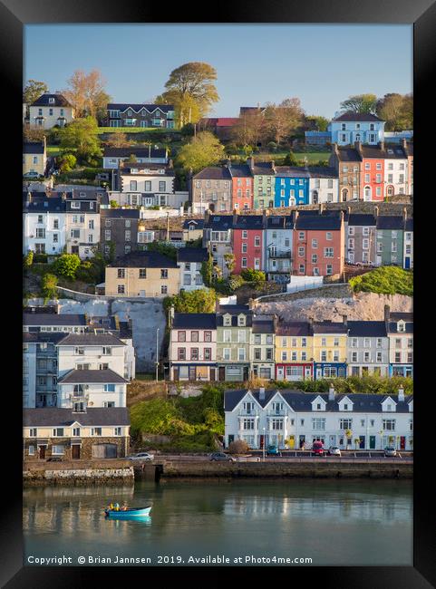Early Morning in Cobh - County Cork Framed Print by Brian Jannsen