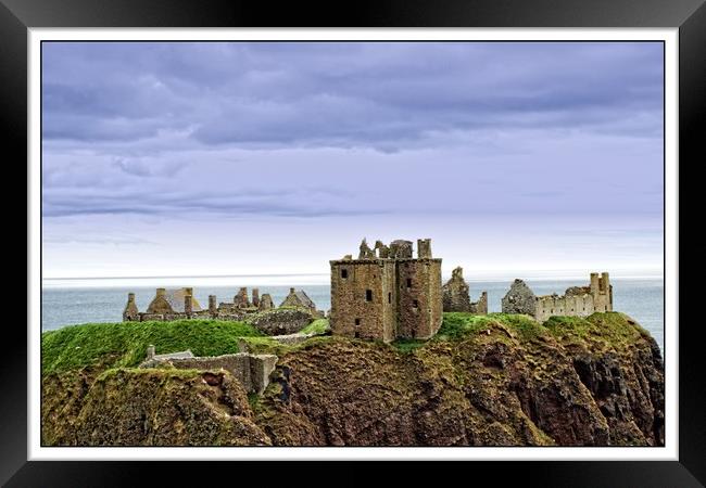 Dunnottar castle  Framed Print by jane dickie