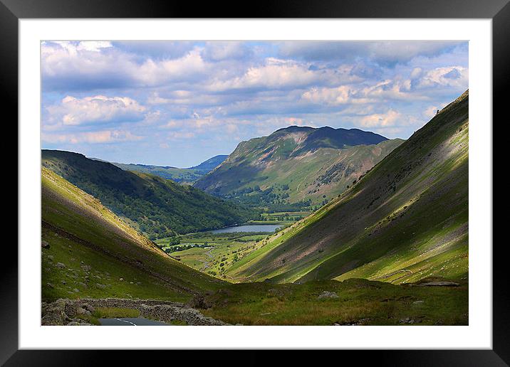 The  Kirkstone Pass Framed Mounted Print by Irene Burdell