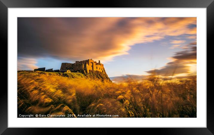 The Golden Castle Framed Mounted Print by Gary Clarricoates
