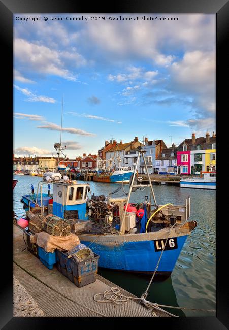 Weymouth Boats Framed Print by Jason Connolly