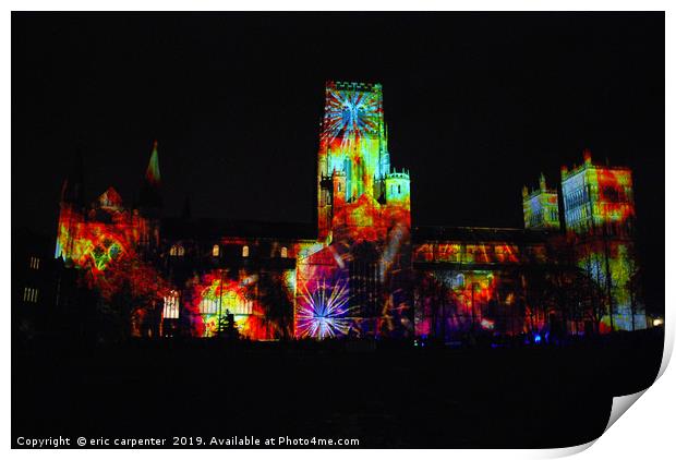 Durham Cathedral Lumiere Print by eric carpenter