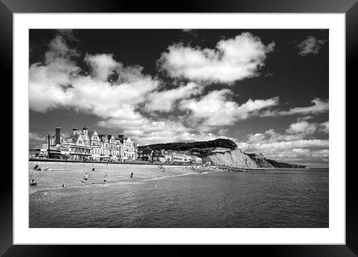 Sidmouth Seafront & Coastline                     Framed Mounted Print by Darren Galpin