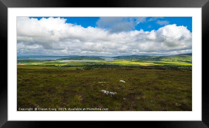 Where Donegal meets Derry  Framed Mounted Print by Ciaran Craig