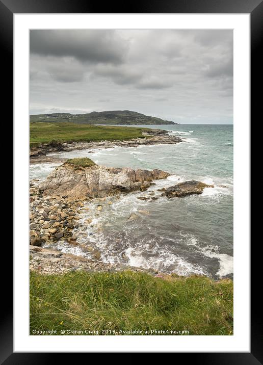 The coast at Dunfanaghy Bay  Framed Mounted Print by Ciaran Craig