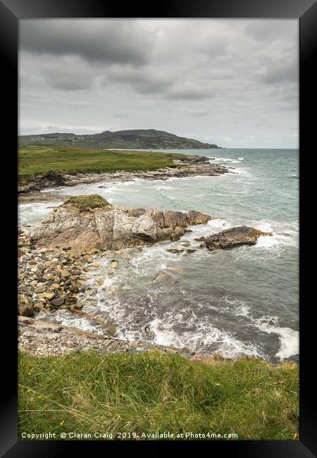 The coast at Dunfanaghy Bay  Framed Print by Ciaran Craig