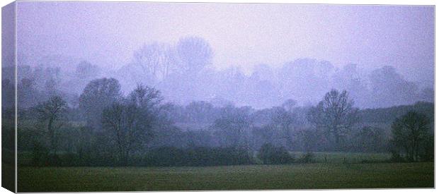 Misty Blue Canvas Print by graham young