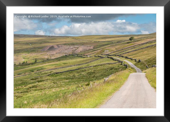 Lodge Sike Mine Remains, Teesdale (1) Framed Mounted Print by Richard Laidler