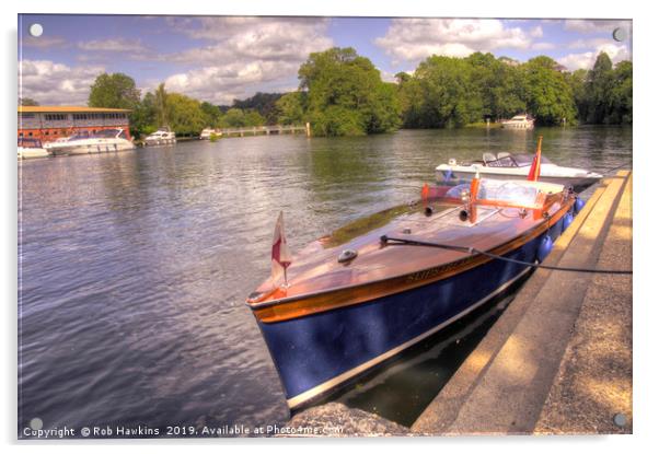 Thames Slipstream Acrylic by Rob Hawkins