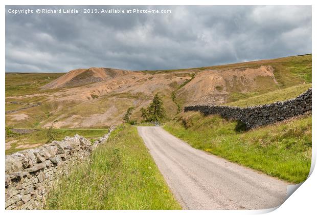 Lodge Sike Mine Remains, Teesdale (2) Print by Richard Laidler