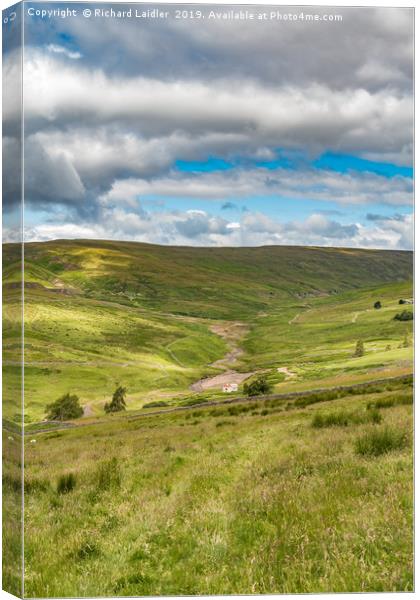 The Hudes Hope Valley, Teesdale (2) Canvas Print by Richard Laidler