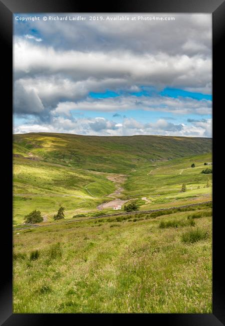 The Hudes Hope Valley, Teesdale (2) Framed Print by Richard Laidler