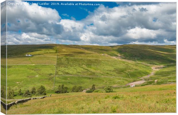  The Hudes Hope Valley, Teesdale (3) Canvas Print by Richard Laidler