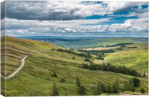The Hudes Hope Valley, Teesdale (4) Canvas Print by Richard Laidler
