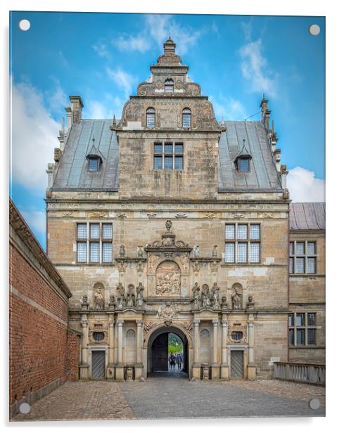 Frederiksborg Castle Large Gatehouse Acrylic by Antony McAulay