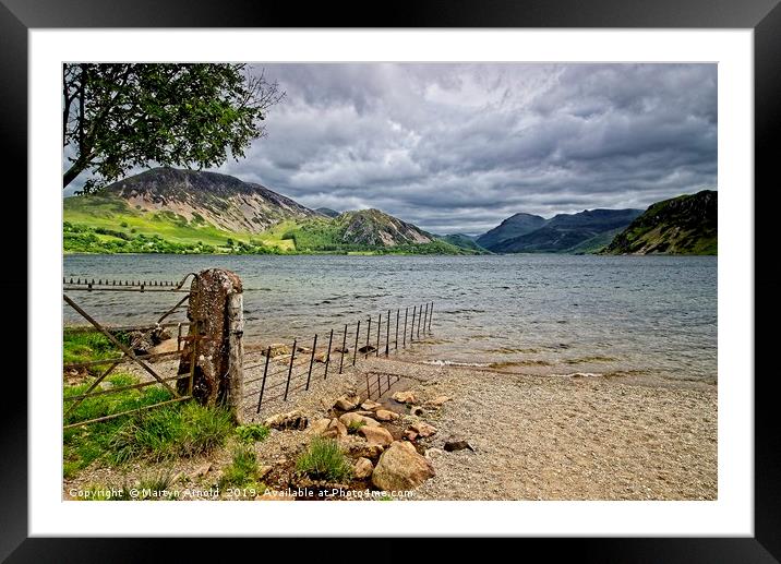 Ennerdale Water, Western Lake District Framed Mounted Print by Martyn Arnold