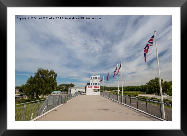 Goodwood Motor Circuit Framed Mounted Print by Stuart C Clarke