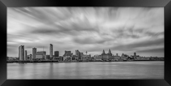 Liverpool Waterfront Panorama Framed Print by Jed Pearson