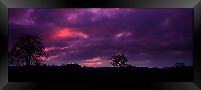 Sunset over windsor park Framed Print by Doug McRae