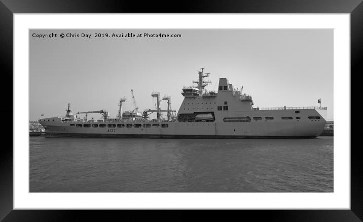 RFA Tiderace Framed Mounted Print by Chris Day
