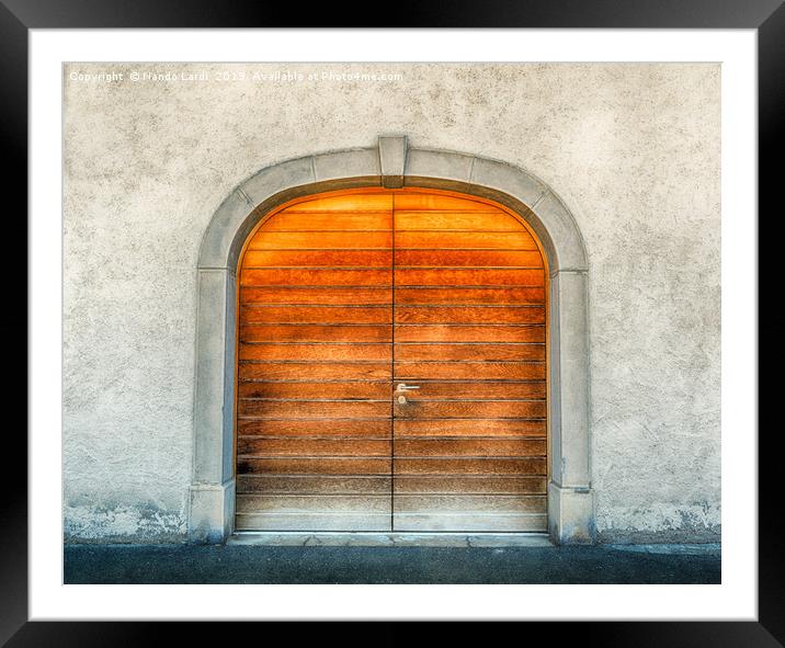 Aigle Wine Cellar Framed Mounted Print by DiFigiano Photography