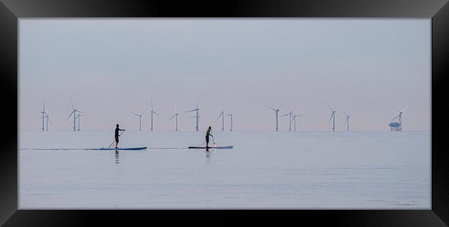Paddle Power Only Framed Print by Malcolm McHugh