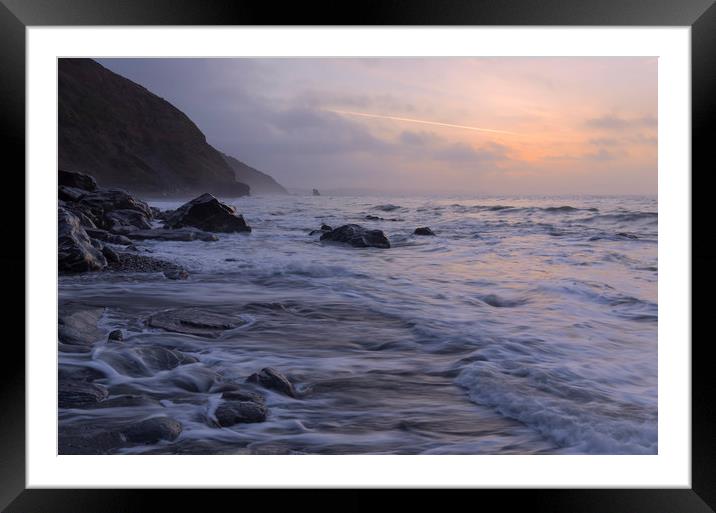 Sunrise Downderry Framed Mounted Print by CHRIS BARNARD