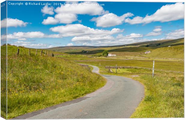 Low End Farm, Harwood, Upper Teesdale Canvas Print by Richard Laidler