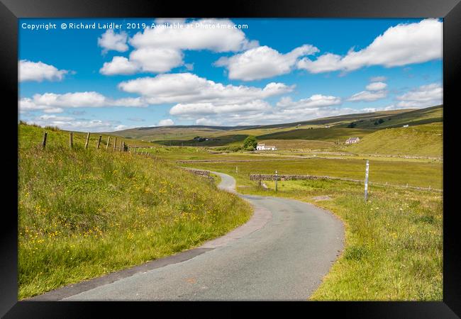 Low End Farm, Harwood, Upper Teesdale Framed Print by Richard Laidler