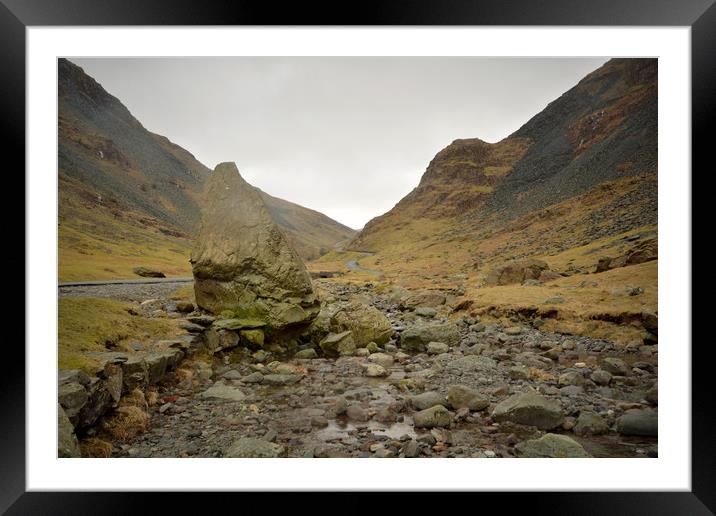 Honister Pass Framed Mounted Print by graham young