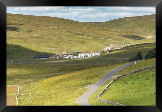 Waters Meeting and Herdship Farms, Upper Teesdale Framed Print by Richard Laidler