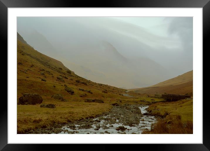 Honister Pass Framed Mounted Print by graham young