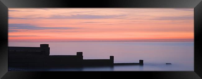 Sunrise at the White Cliffs of Dover Framed Print by Ian Middleton