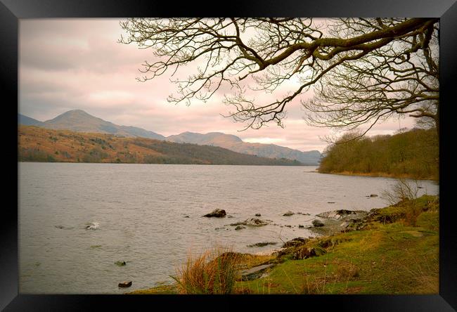 Coniston Water Framed Print by graham young