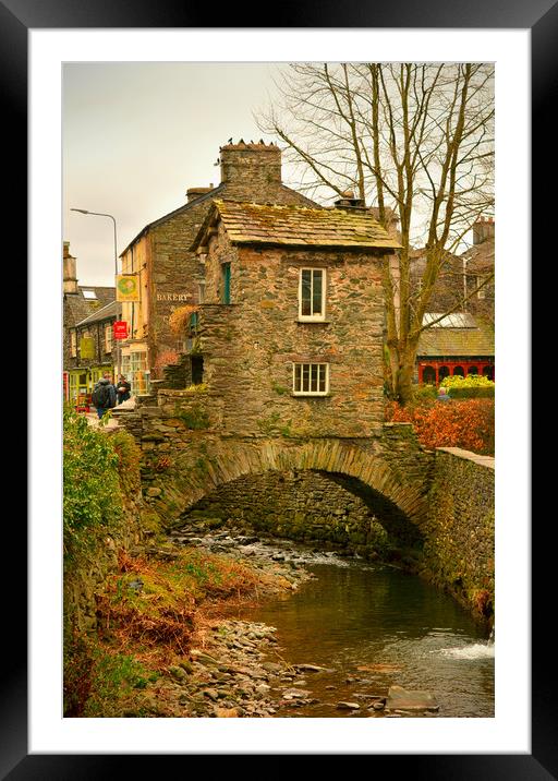 Bridge House, Ambleside Framed Mounted Print by graham young