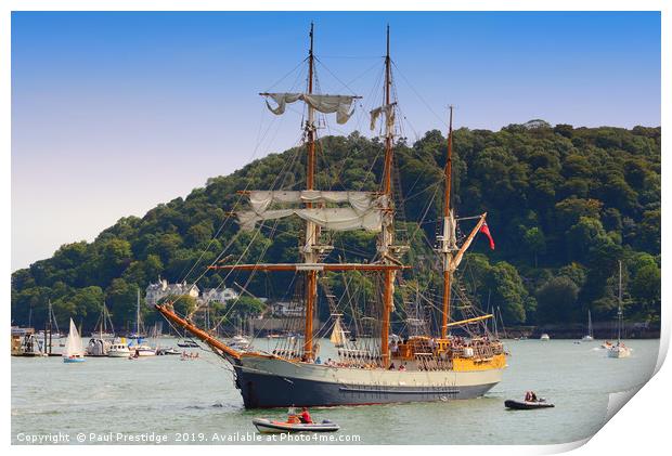 The Kaskelot at Dartmouth                          Print by Paul F Prestidge
