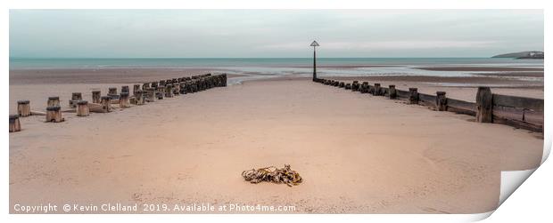 Abersoch Beach Print by Kevin Clelland