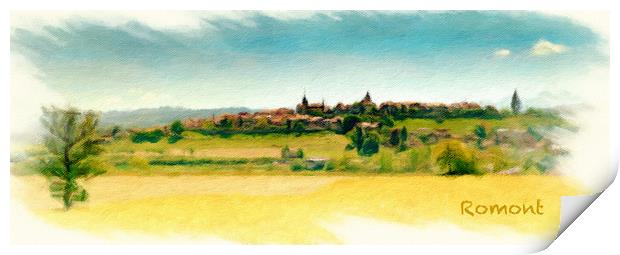 Romont Cityscape 1 Print by DiFigiano Photography