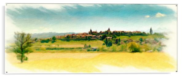 Romont Cityscape 2 Acrylic by DiFigiano Photography